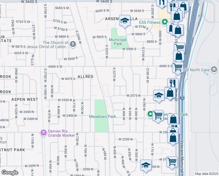 map of restaurants, bars, coffee shops, grocery stores, and more near 514 West Sunset Manor in Sunset
