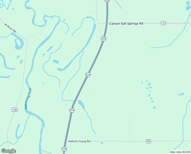 map of restaurants, bars, coffee shops, grocery stores, and more near 3351 Ohio 534 in Newton Falls