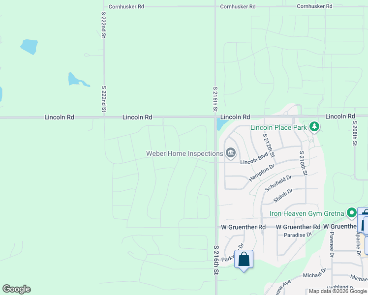 map of restaurants, bars, coffee shops, grocery stores, and more near 10806 South 219th Street in Sarpy