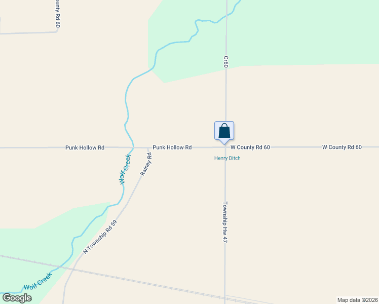 map of restaurants, bars, coffee shops, grocery stores, and more near 9100-9198 Punk Hollow Road in Fostoria