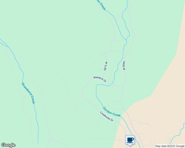 map of restaurants, bars, coffee shops, grocery stores, and more near 5928 Wasatch Drive in Morgan