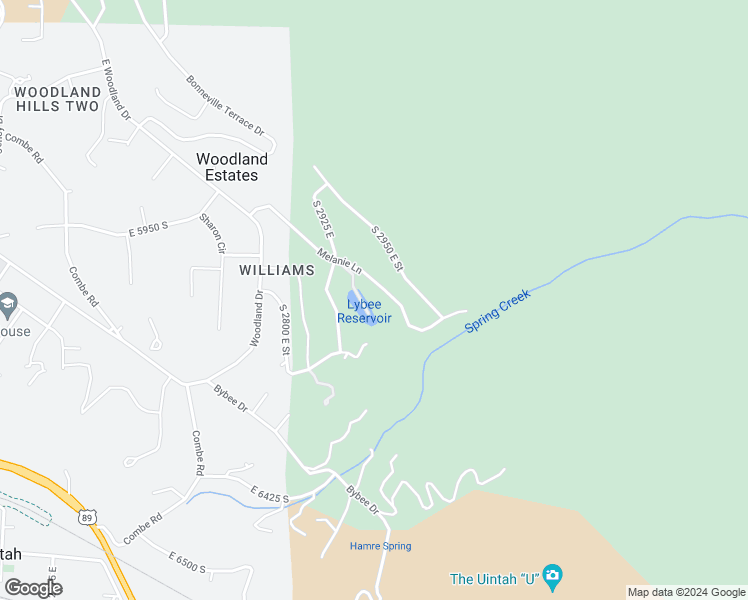 map of restaurants, bars, coffee shops, grocery stores, and more near 2921 Melanie Lane in Ogden