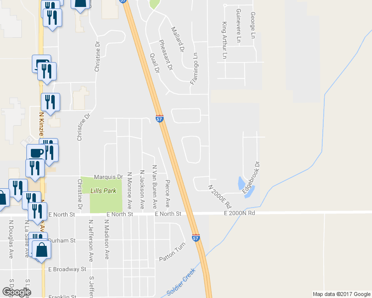 map of restaurants, bars, coffee shops, grocery stores, and more near 140 Old Farm Middle Court in Bradley