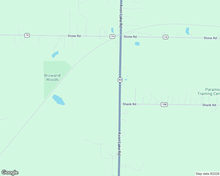 map of restaurants, bars, coffee shops, grocery stores, and more near 4470 Avon Lake Road in Litchfield