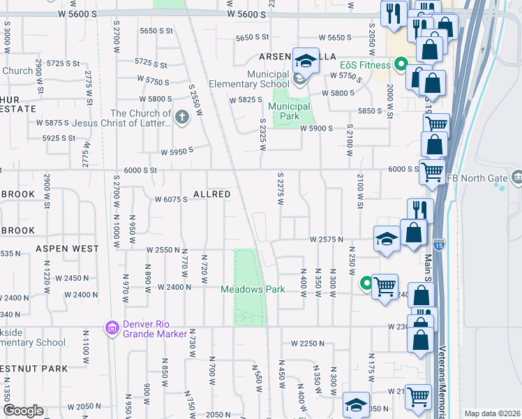 map of restaurants, bars, coffee shops, grocery stores, and more near in Sunset