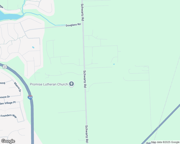 map of restaurants, bars, coffee shops, grocery stores, and more near 7510 Schwartz Road in Fort Wayne
