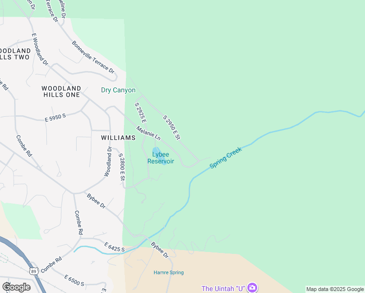 map of restaurants, bars, coffee shops, grocery stores, and more near 6057 South 2950 East Street in Ogden