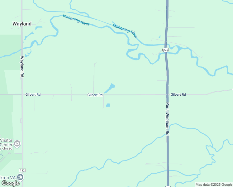 map of restaurants, bars, coffee shops, grocery stores, and more near 9215 Gilbert Road in Ravenna