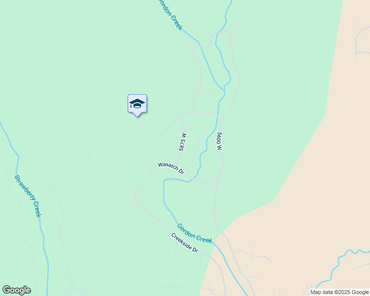 map of restaurants, bars, coffee shops, grocery stores, and more near 6386 5875 West in Morgan