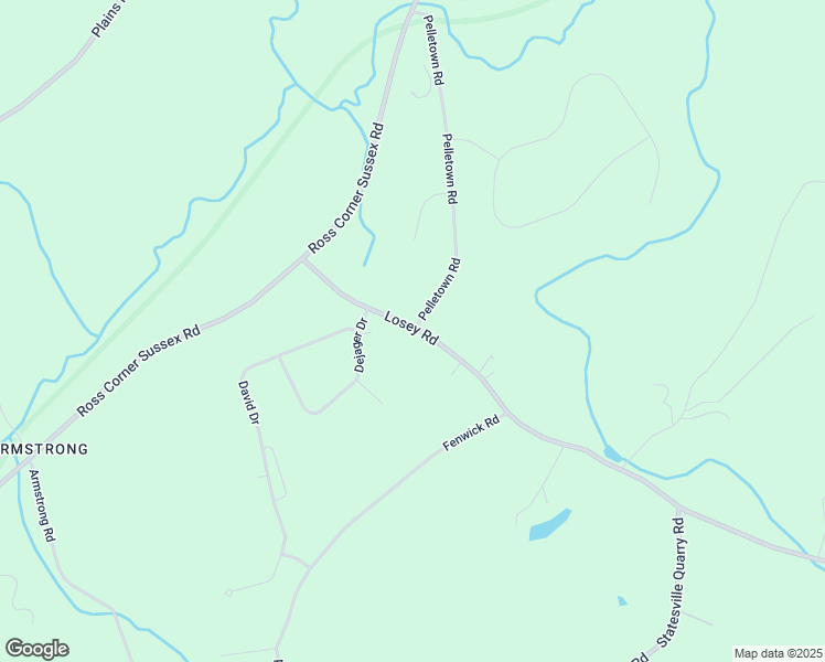 map of restaurants, bars, coffee shops, grocery stores, and more near 22 Losey Road in Frankford