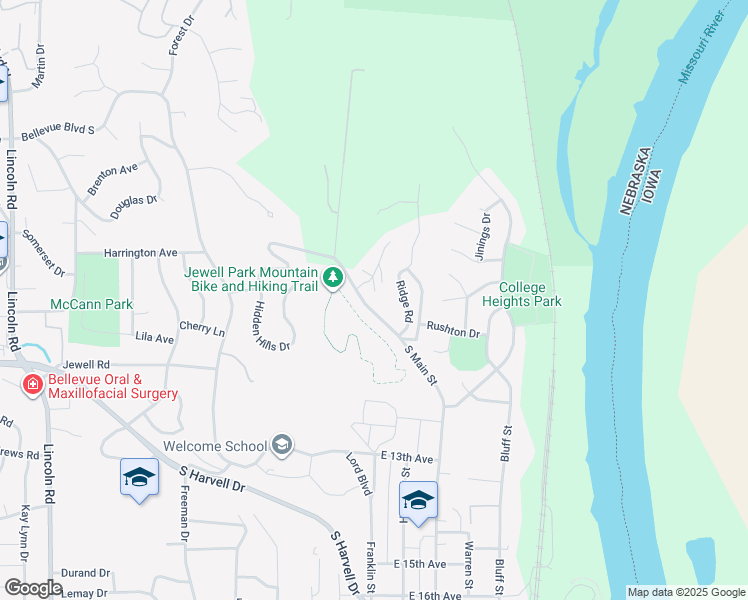 map of restaurants, bars, coffee shops, grocery stores, and more near 807 Shagbark Court in Bellevue