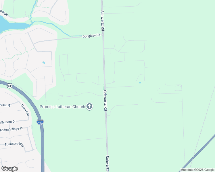 map of restaurants, bars, coffee shops, grocery stores, and more near 7820 Schwartz Rd in Fort Wayne