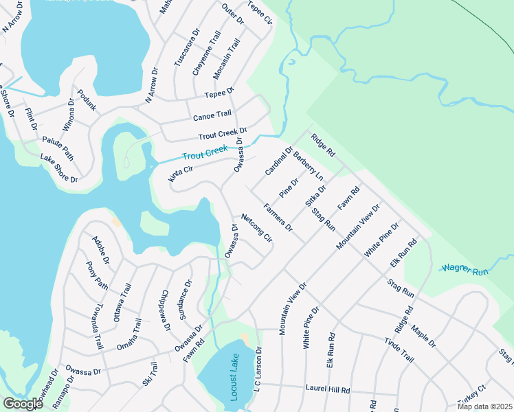 map of restaurants, bars, coffee shops, grocery stores, and more near 247 Farmers Drive in Monroe County