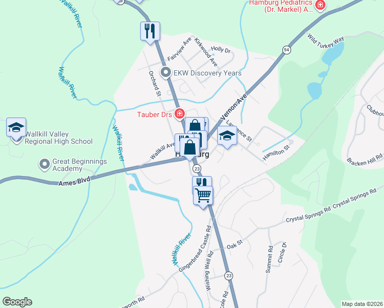 map of restaurants, bars, coffee shops, grocery stores, and more near in Hamburg