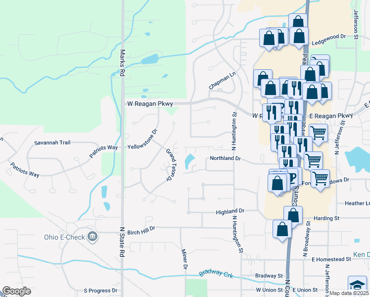 map of restaurants, bars, coffee shops, grocery stores, and more near 999 Hillview Way in Medina