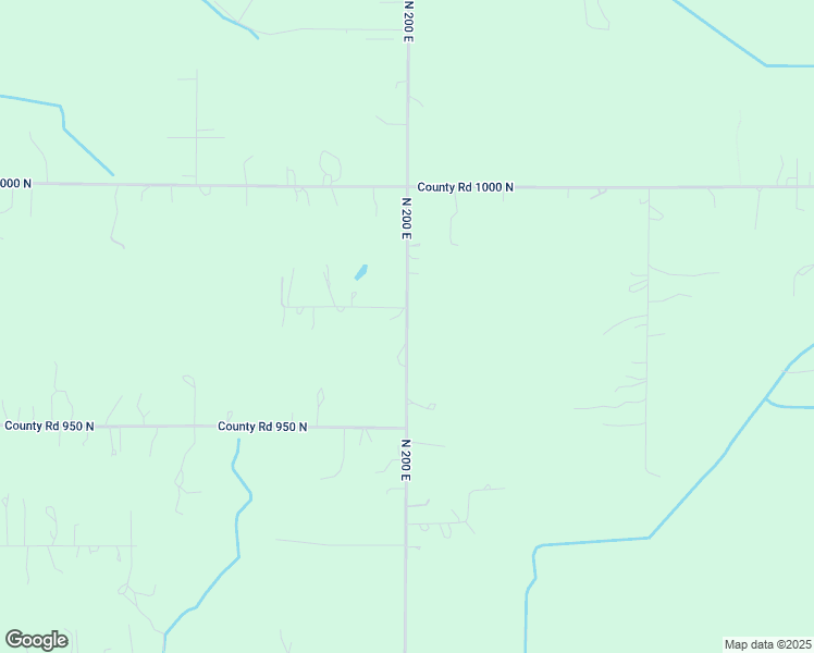 map of restaurants, bars, coffee shops, grocery stores, and more near County Road 200 East in Wheatfield