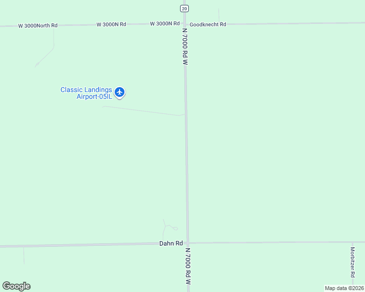 map of restaurants, bars, coffee shops, grocery stores, and more near 2472 North 7000 Road West in Bonfield