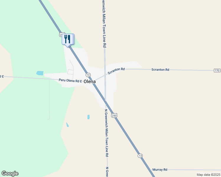 map of restaurants, bars, coffee shops, grocery stores, and more near 524 North Greenwich Milan Town Line Road in Norwalk