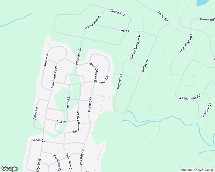 map of restaurants, bars, coffee shops, grocery stores, and more near 181 Pipher Road in Bushkill