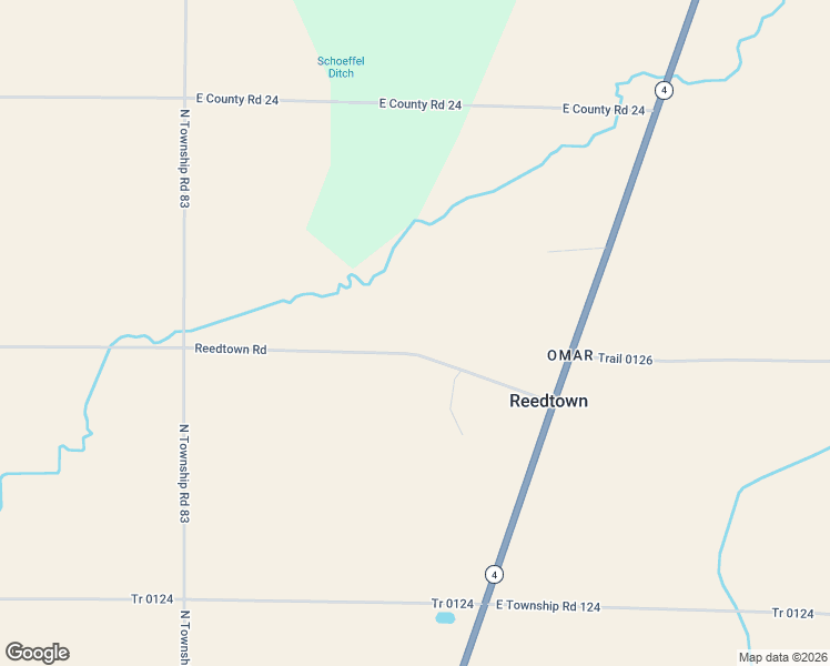 map of restaurants, bars, coffee shops, grocery stores, and more near 16573 East Township Road 126 in Attica