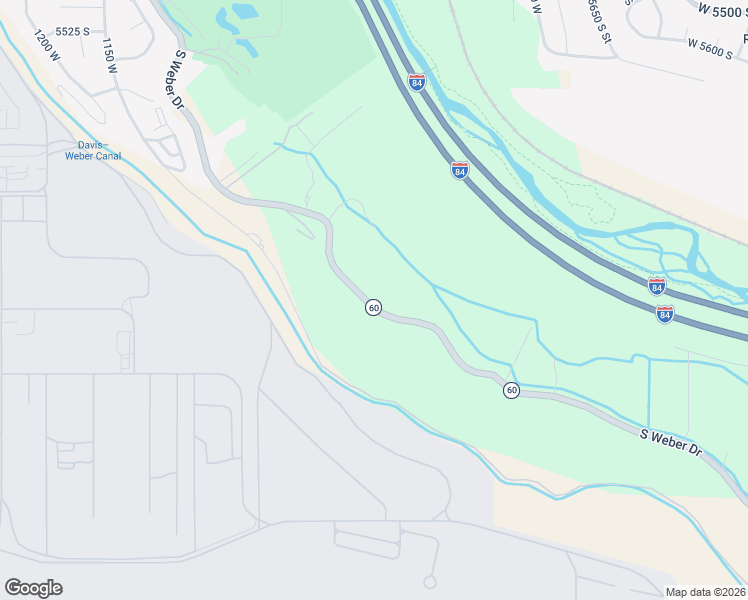 map of restaurants, bars, coffee shops, grocery stores, and more near 5986 South Weber Drive in Ogden