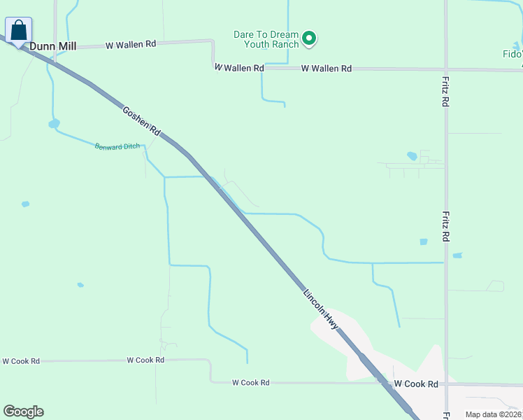 map of restaurants, bars, coffee shops, grocery stores, and more near 6234 Goshen Road in Fort Wayne