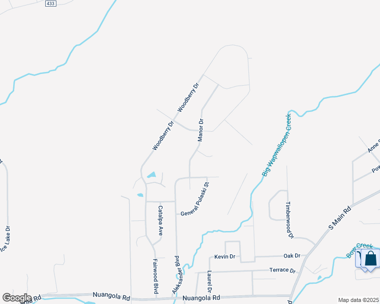map of restaurants, bars, coffee shops, grocery stores, and more near 1016 Manor Drive in Mountain Top