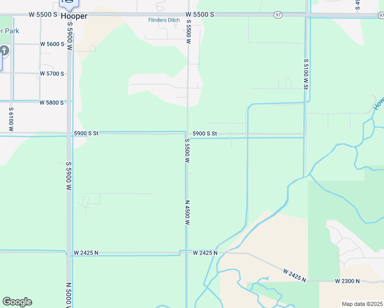 map of restaurants, bars, coffee shops, grocery stores, and more near 5970 South 5500 West in Hooper