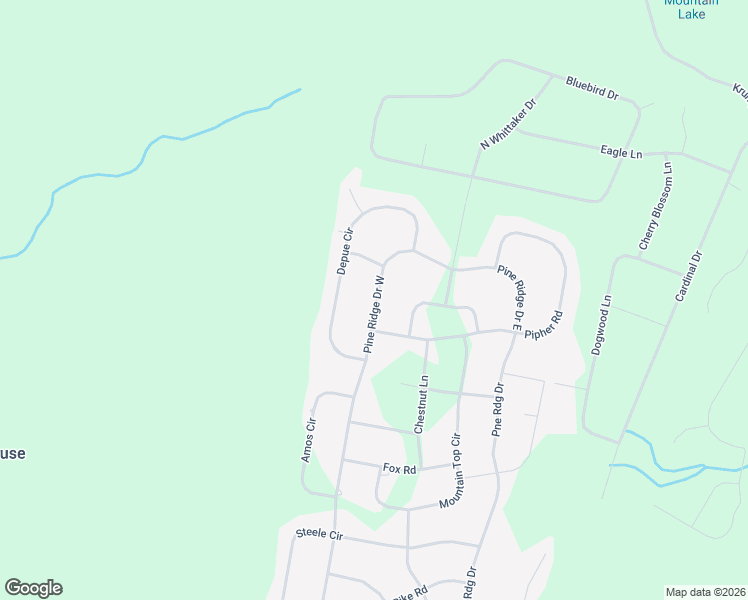 map of restaurants, bars, coffee shops, grocery stores, and more near 1726 Pine Ridge in Bushkill
