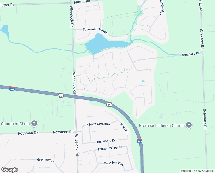 map of restaurants, bars, coffee shops, grocery stores, and more near 7916 Welland Court in Fort Wayne