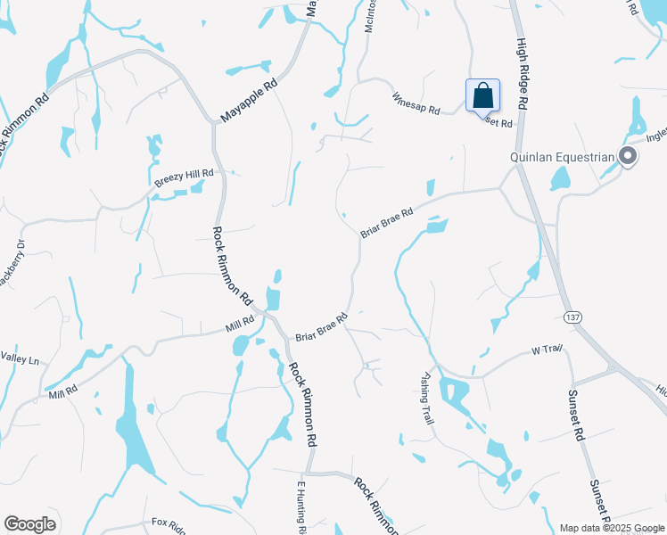 map of restaurants, bars, coffee shops, grocery stores, and more near 251 Briar Brae Road in Stamford