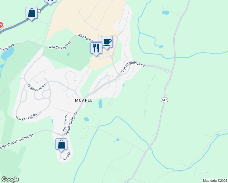 map of restaurants, bars, coffee shops, grocery stores, and more near 40 Sugar Maple Lane in Hamburg