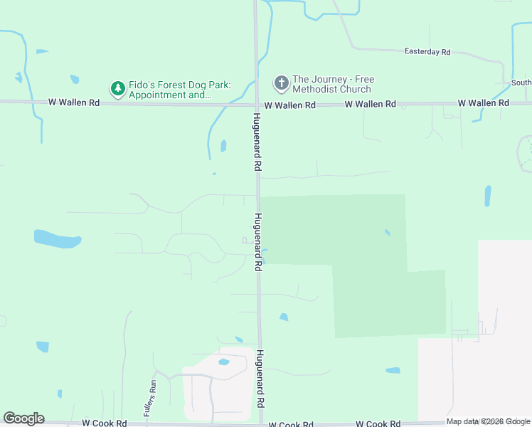 map of restaurants, bars, coffee shops, grocery stores, and more near 8228 Huguenard Rd in Fort Wayne
