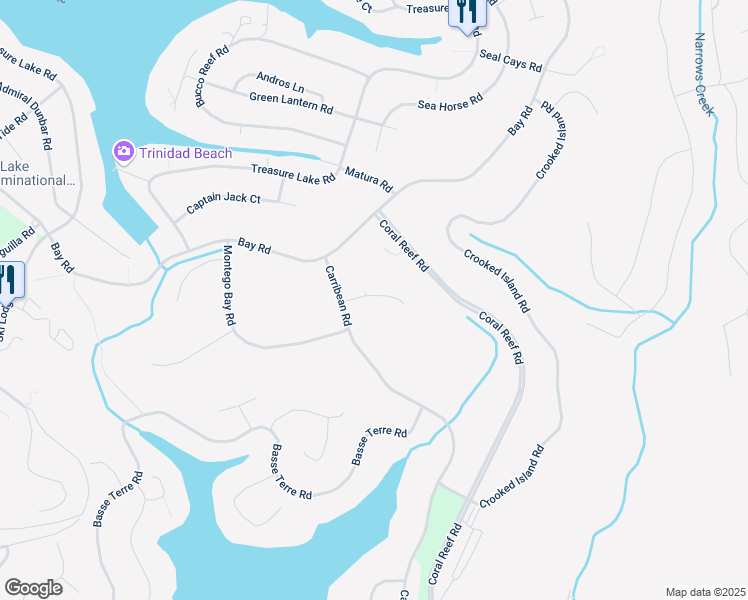 map of restaurants, bars, coffee shops, grocery stores, and more near 96 Castleton Court in DuBois
