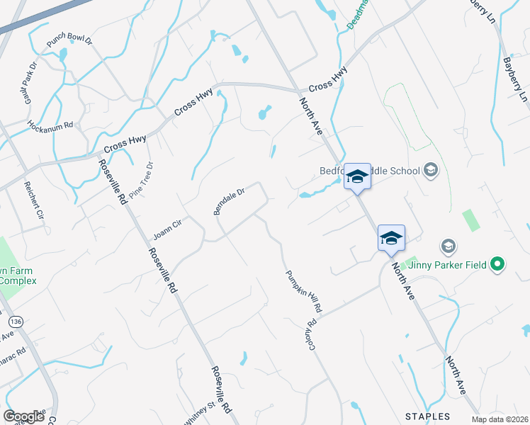 map of restaurants, bars, coffee shops, grocery stores, and more near 15 Berndale Drive in Westport