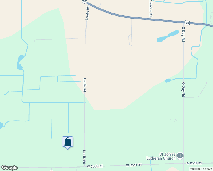 map of restaurants, bars, coffee shops, grocery stores, and more near 8836 Lamlie Road in Fort Wayne