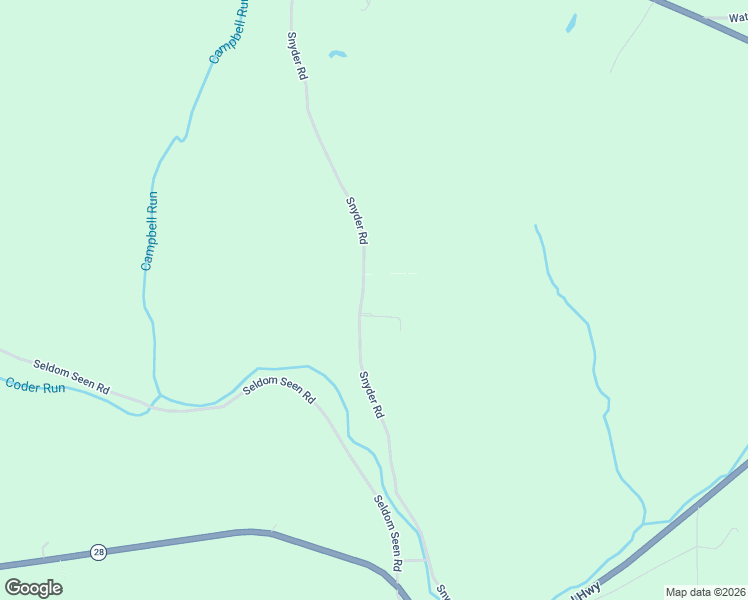 map of restaurants, bars, coffee shops, grocery stores, and more near 822 Snyder Road in Brookville