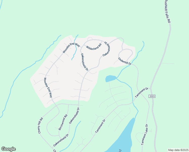 map of restaurants, bars, coffee shops, grocery stores, and more near 109 Oakenshield Drive in Tamiment