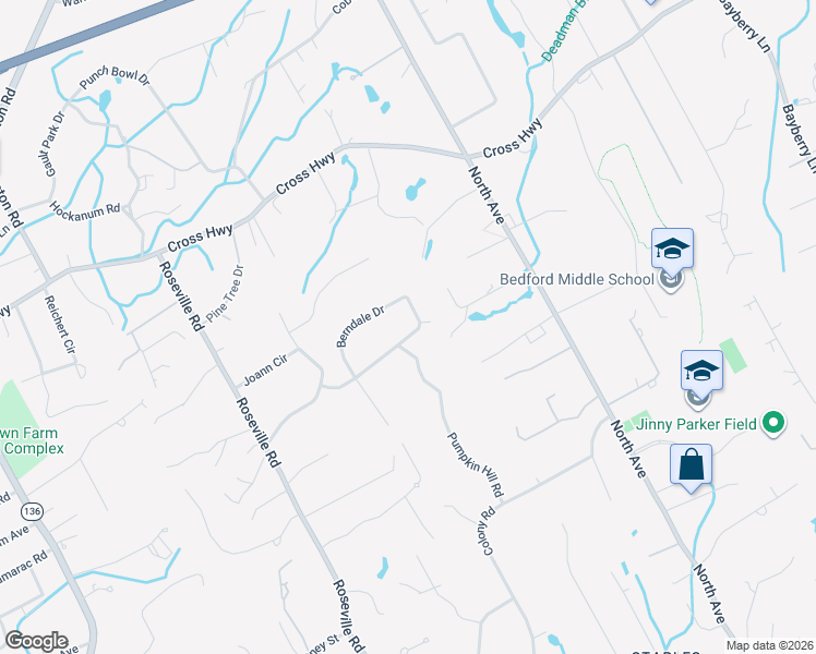 map of restaurants, bars, coffee shops, grocery stores, and more near 15 Berndale Drive in Westport