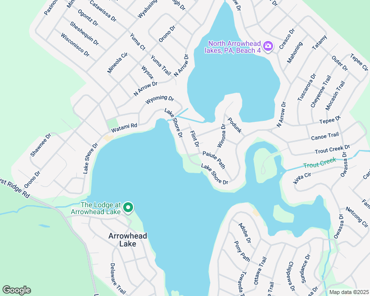 map of restaurants, bars, coffee shops, grocery stores, and more near 1756 Lake Shore Drive in Monroe County