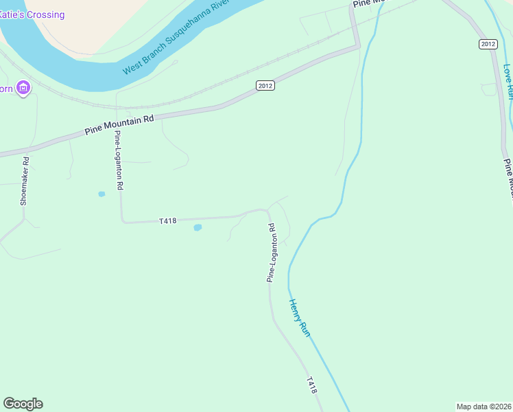 map of restaurants, bars, coffee shops, grocery stores, and more near 4022 Pine-Loganton Road in Lock Haven