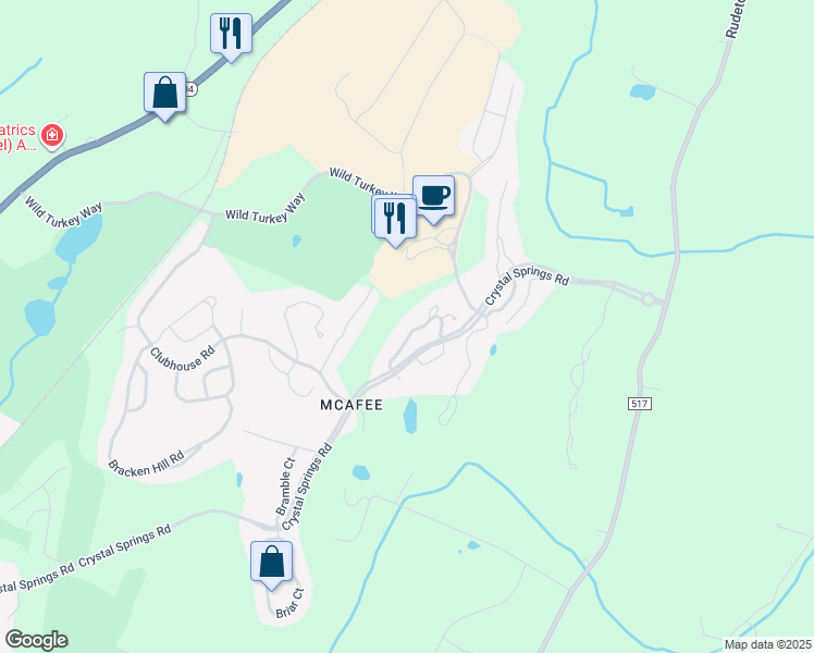 map of restaurants, bars, coffee shops, grocery stores, and more near 43 Harker Hill Drive in Hamburg