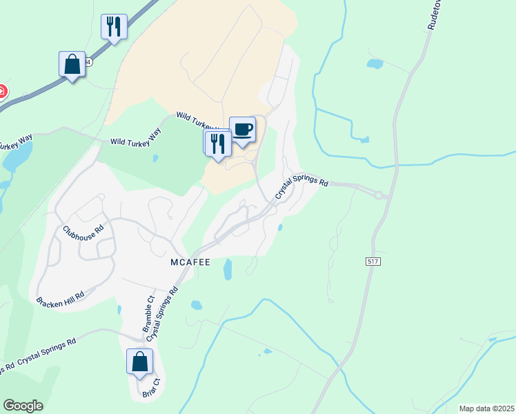 map of restaurants, bars, coffee shops, grocery stores, and more near 6 Caleb Court in Hamburg