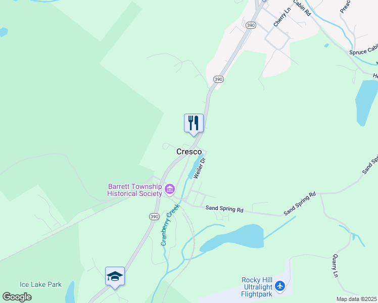 map of restaurants, bars, coffee shops, grocery stores, and more near in Cresco