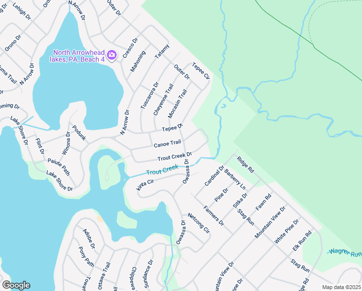 map of restaurants, bars, coffee shops, grocery stores, and more near 387 Owassa Drive in Monroe County