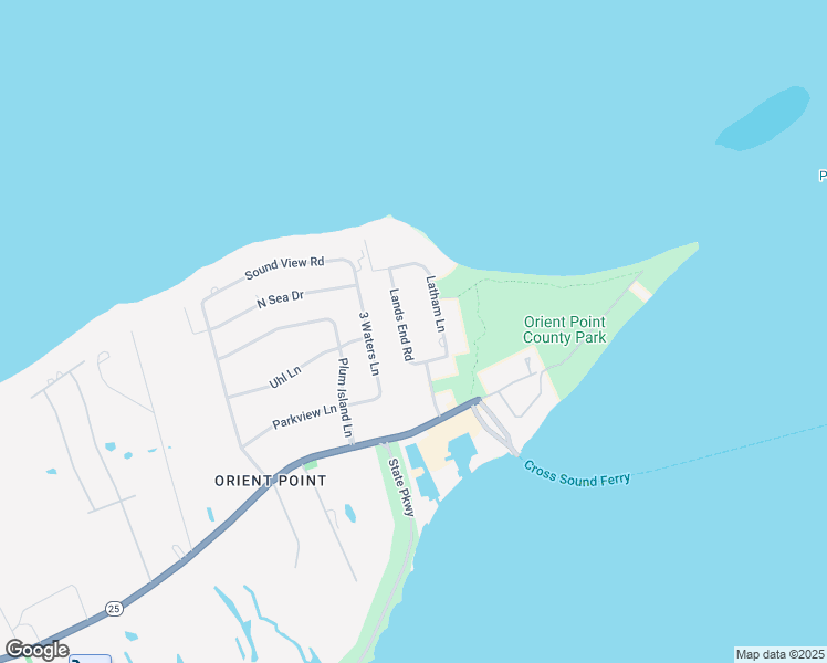 map of restaurants, bars, coffee shops, grocery stores, and more near 1280 Lands End Road in Orient