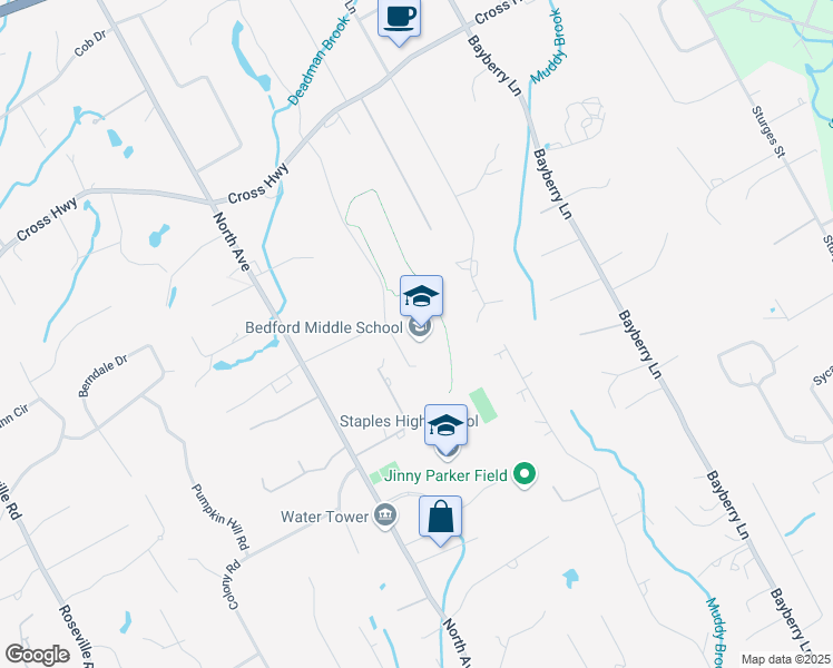 map of restaurants, bars, coffee shops, grocery stores, and more near 88 North Avenue in Westport