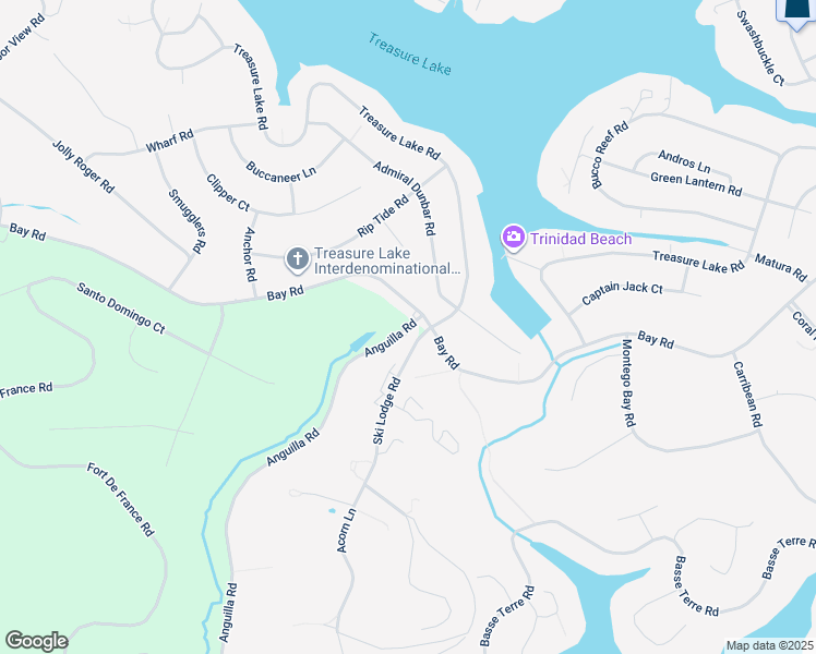 map of restaurants, bars, coffee shops, grocery stores, and more near 16 Anguilla Road in DuBois