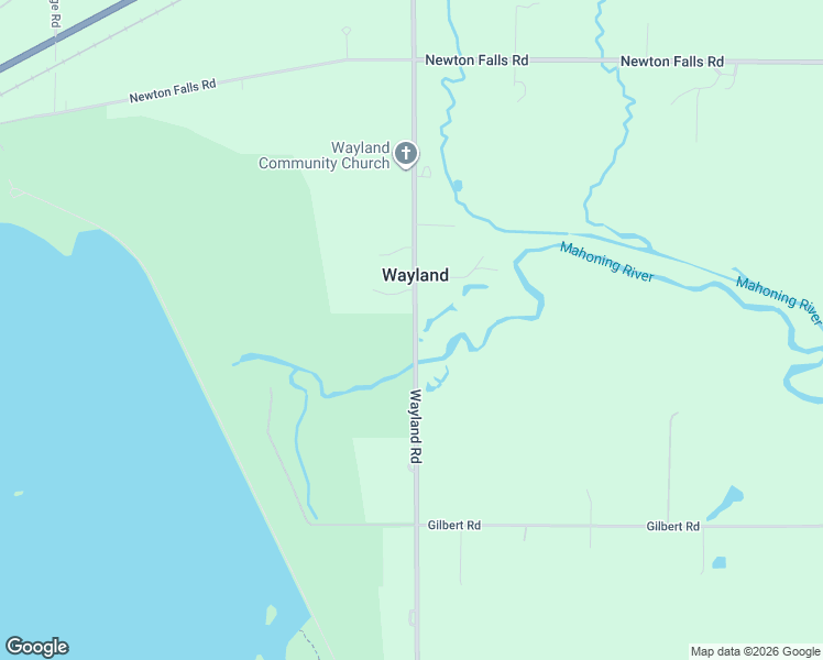 map of restaurants, bars, coffee shops, grocery stores, and more near 6211 Wayland Road in Ravenna