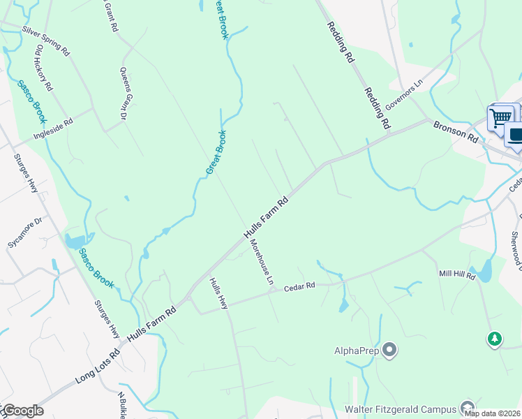 map of restaurants, bars, coffee shops, grocery stores, and more near 688 Morehouse Lane in Fairfield